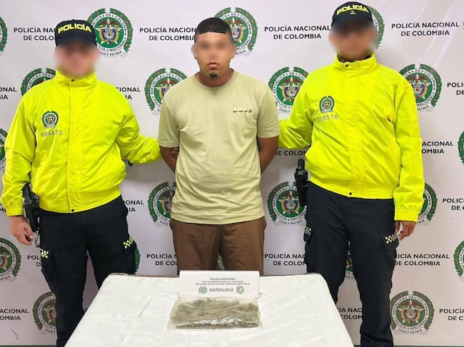 Capturado alias Nestico. // Policía Metropolitana de Cartagena