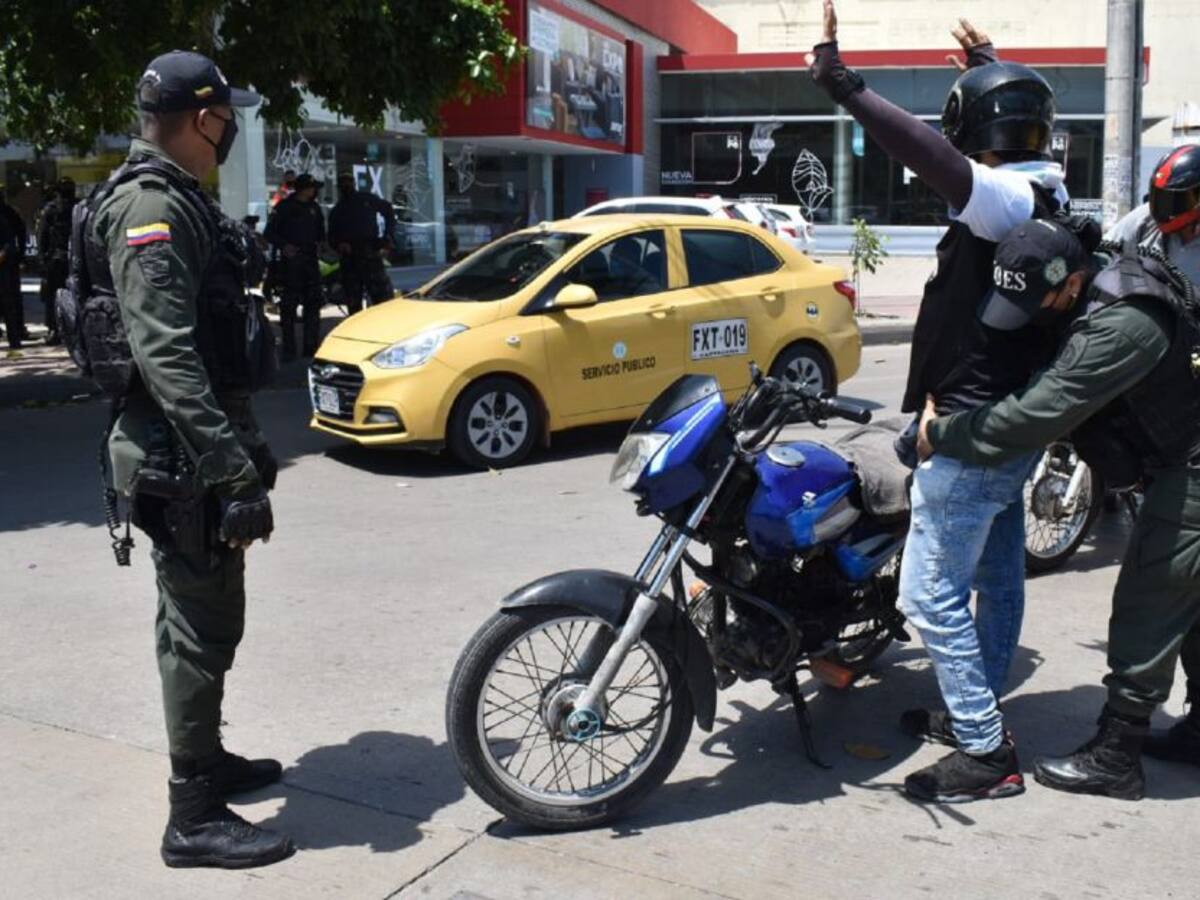 Policía metropolitana capturó 48 personas en Cartagena