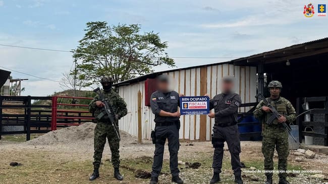 Fiscalía ocupa 42 bienes de presuntos testaferros de ‘Pacho Herrera’ por cerca de $45 mil millones. Foto: Fiscalía.