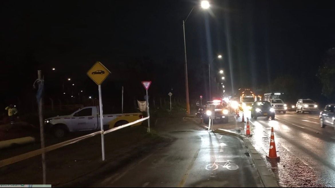 Fuga de gas en la Autopista Norte en Bogotá causó cierres en la vía