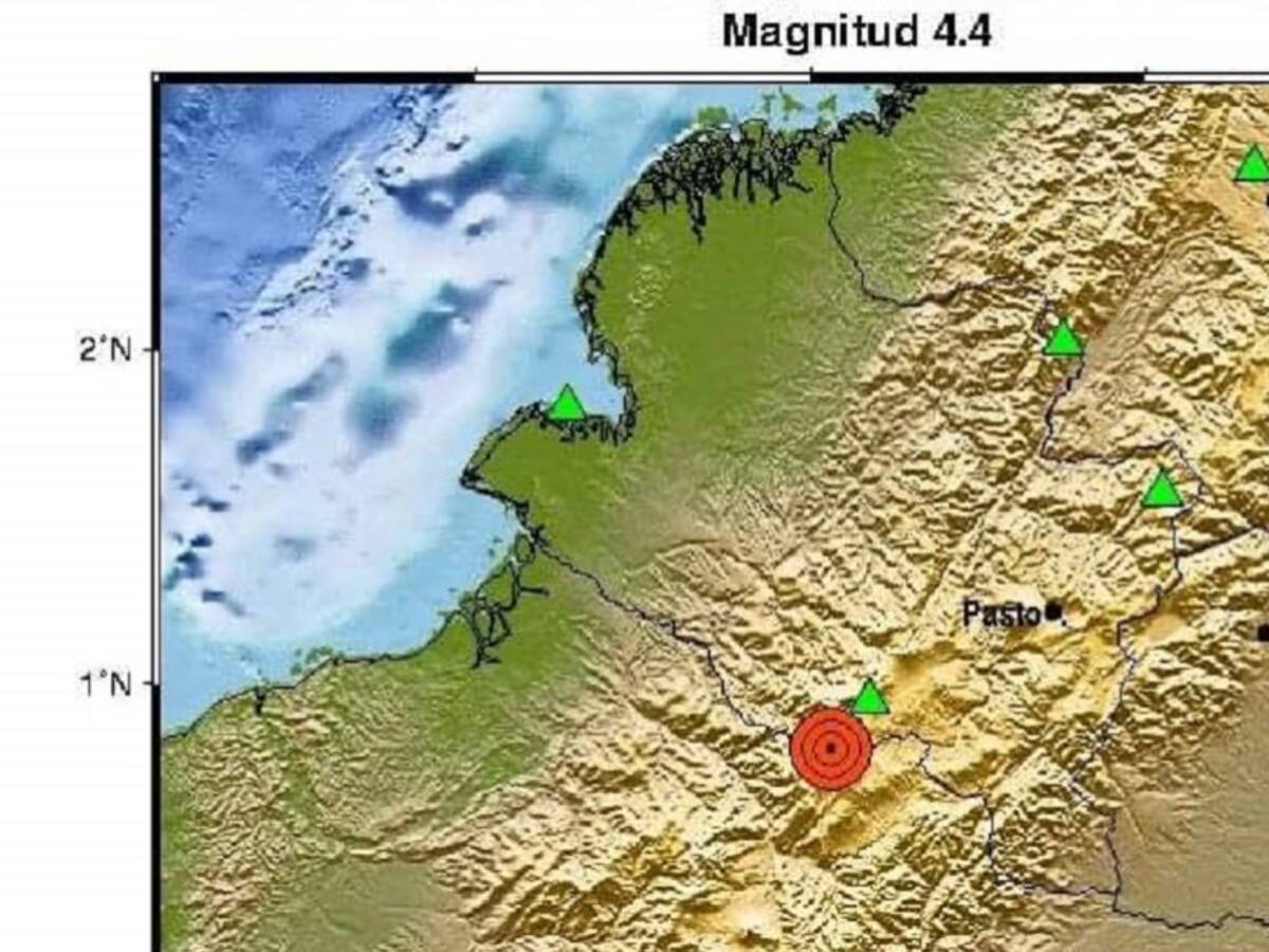 Sismo sacudió la zona de frontera Colombo-Ecuatoriana