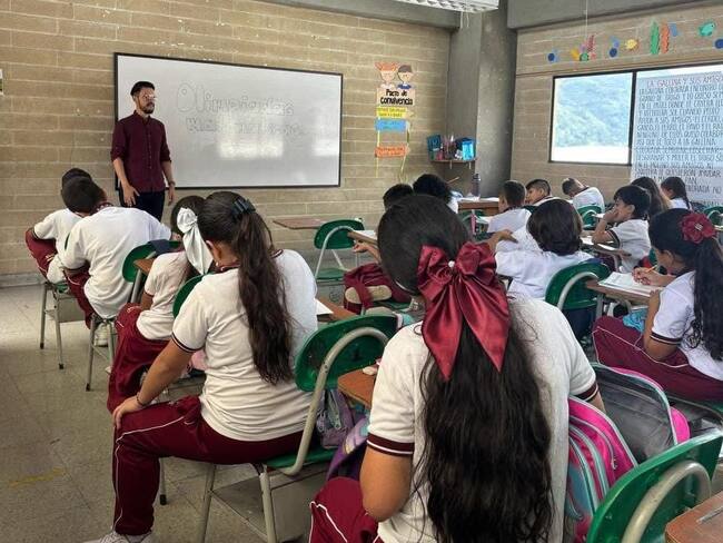 Realización de pruebas ICFES. Foto: Gobernación de Antioquia.