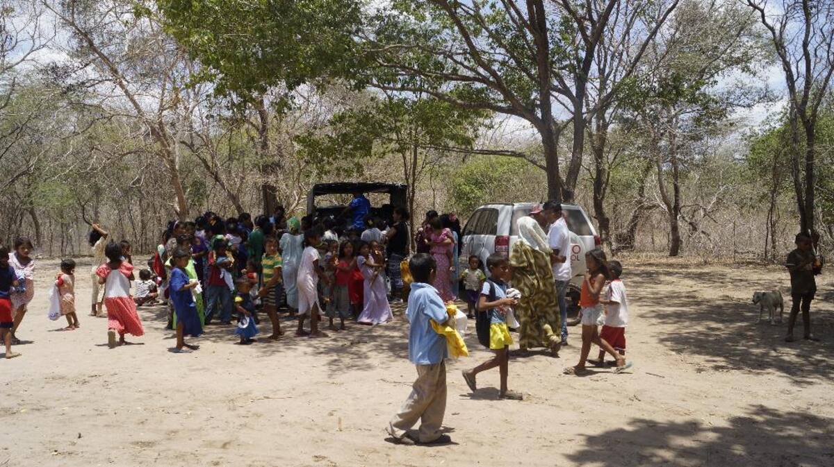 Recorrido de Caracol Radio por las zonas que aguantan sed. Fotos de Luis Enrique Rodríguez
