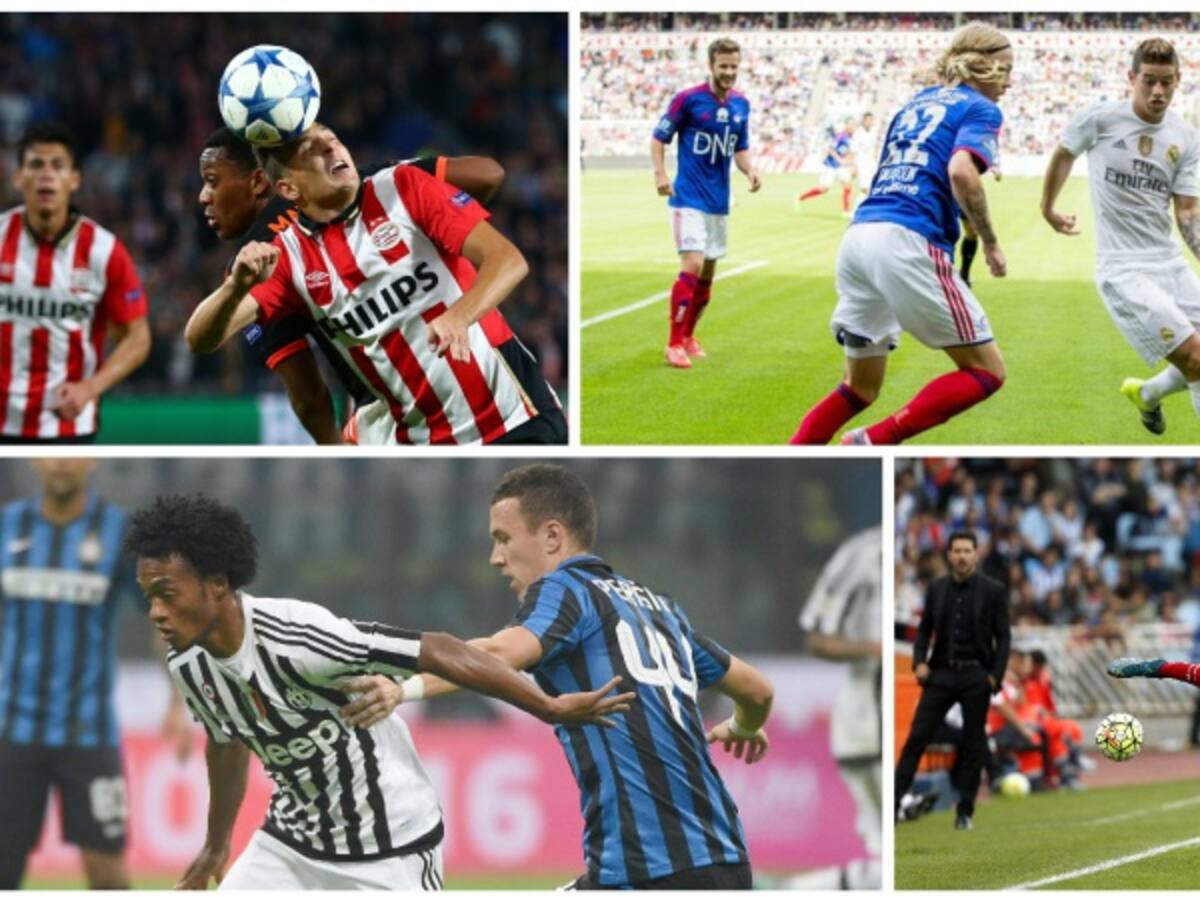 Partidos y resultados de los jugadores de Selección en la Champions League