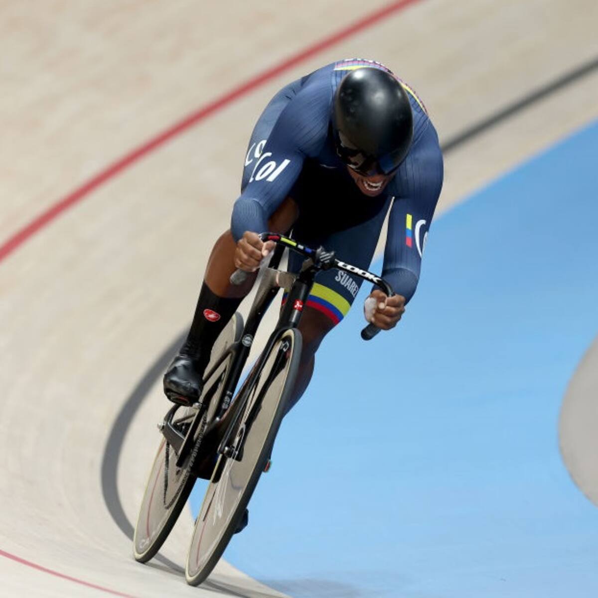 Kevin Santiago Quintero, a pensar en el keirin: eliminado en la prueba de velocidad