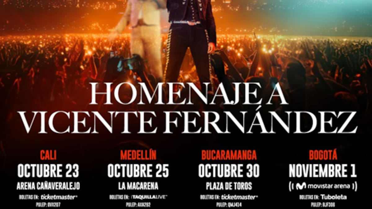 Alejandro Fernández llega a Bogotá, Medellín, Cali y Bucaramanga