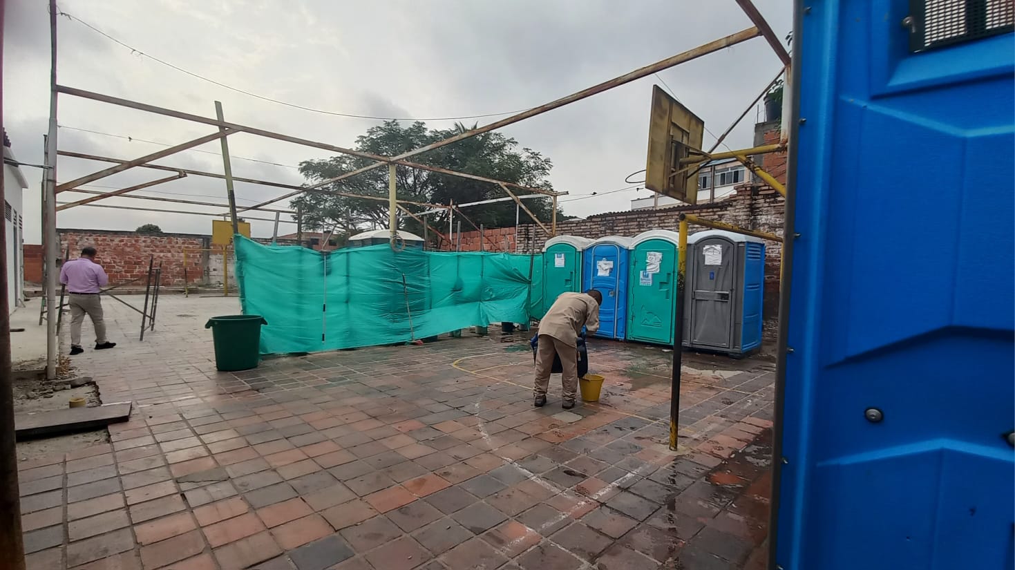 Unidades sanitarias móviles fueron adecuadas, pero no tienen agua