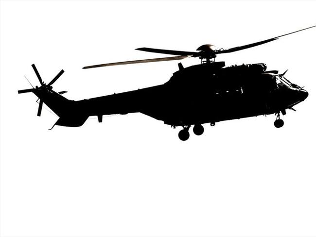 La Fuerza Aérea declaró en estado de incertidumbre el helicóptero Bell 412, de matrícula FAC 0006.. Foto: Getty Images
