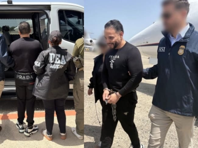 Extradición de Erick Randhiel Mosquea Polanco, alias ‘Ramon’. Fotos: Departamento de Justicia