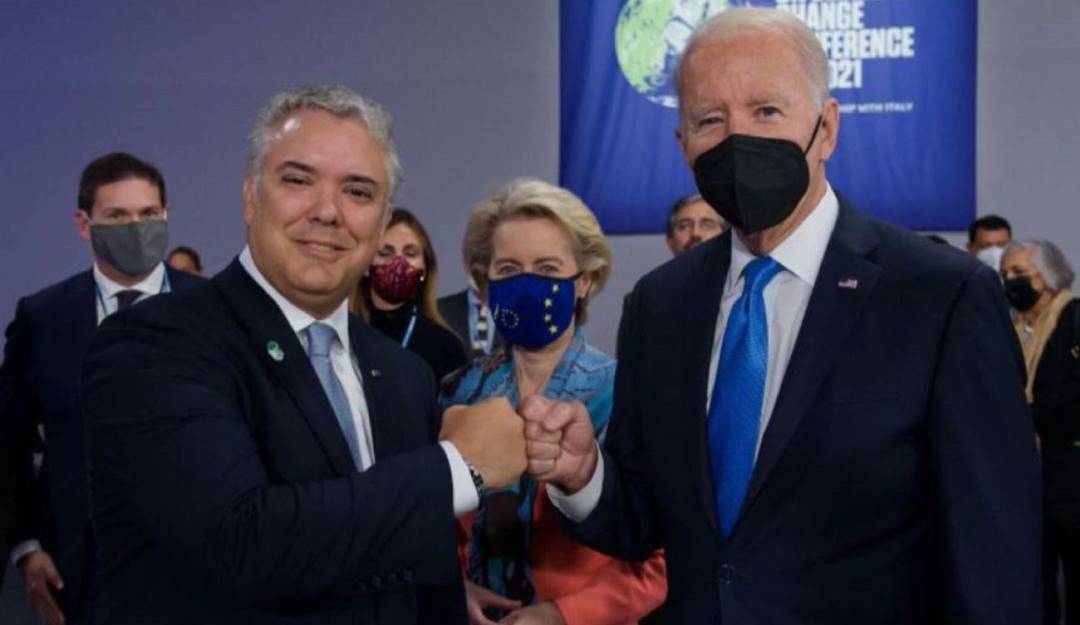 Iván Duque y Joe Biden / Caracol Radio