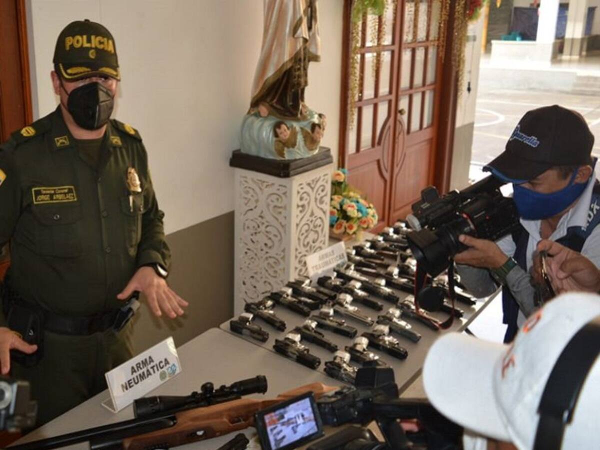 Muchos hurtos en Montería son con armas traumáticas, neumáticas o de fogueo