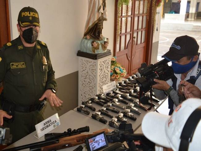 Muchos hurtos en Montería son con armas traumáticas, neumáticas o de fogueo