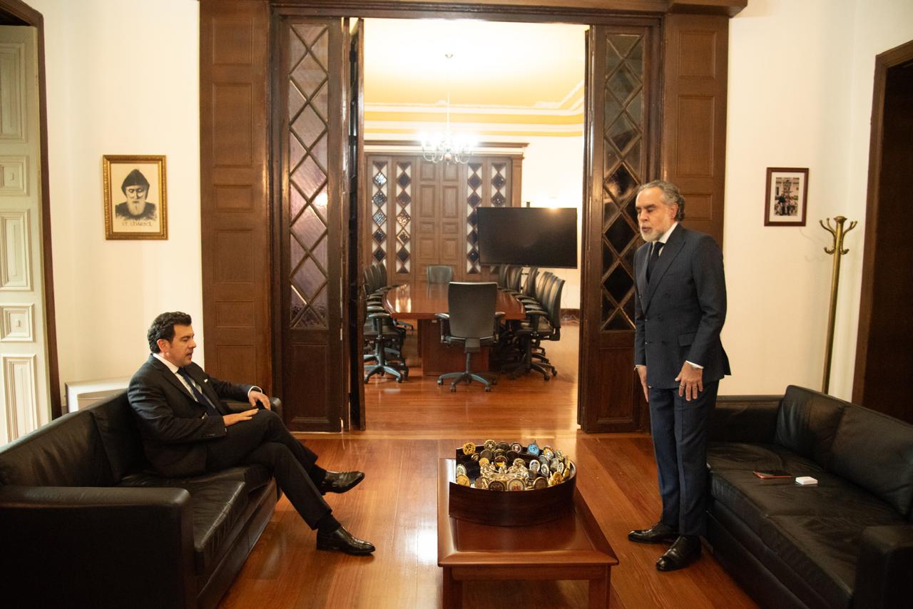 Encuentro entre Rodrigo Lara y Armando Benedetti.