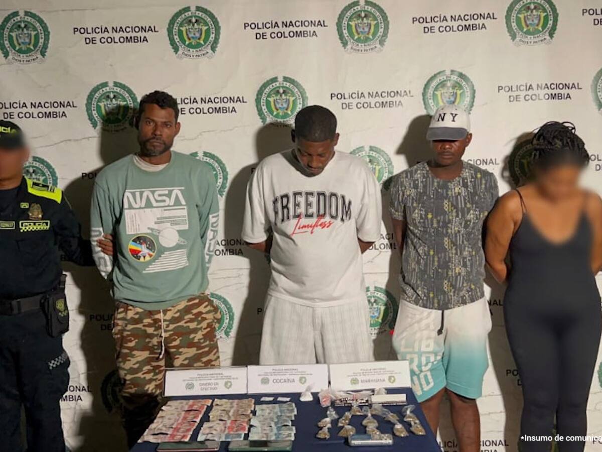 Tres capturados por presunto tráfico de drogas en Cartagena: juez ordenó cárcel