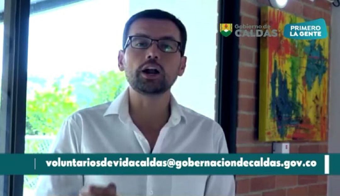 Luís Carlos Velásquez, gobernador de Caldas