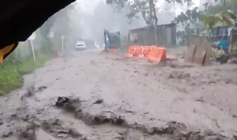 Inundaciones y lluvias torrenciales en Facatativá. Foto: Gob. Cundinamarca