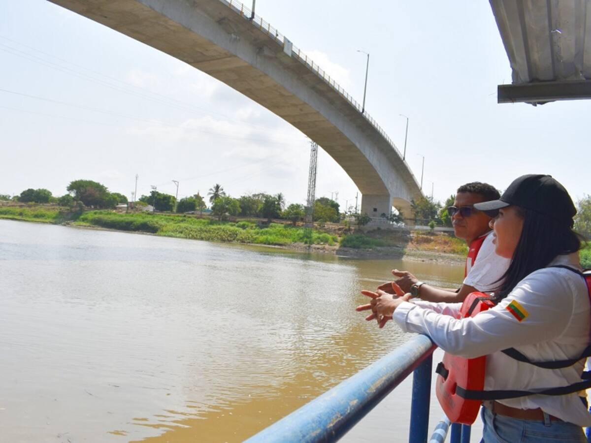 Gobernación de Bolívar interviene daño en tubería subacuática del acueducto de la Línea