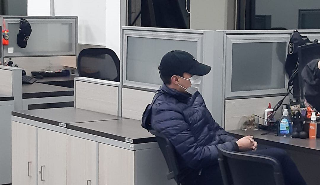 El detenido exsenador Ricahrd Aguilar