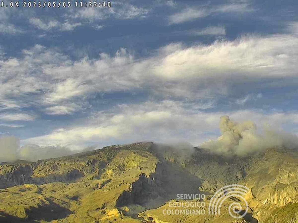 Volcán Nevado del Ruiz: Se registró caída de ceniza en Manizales, Neira y Villamaría