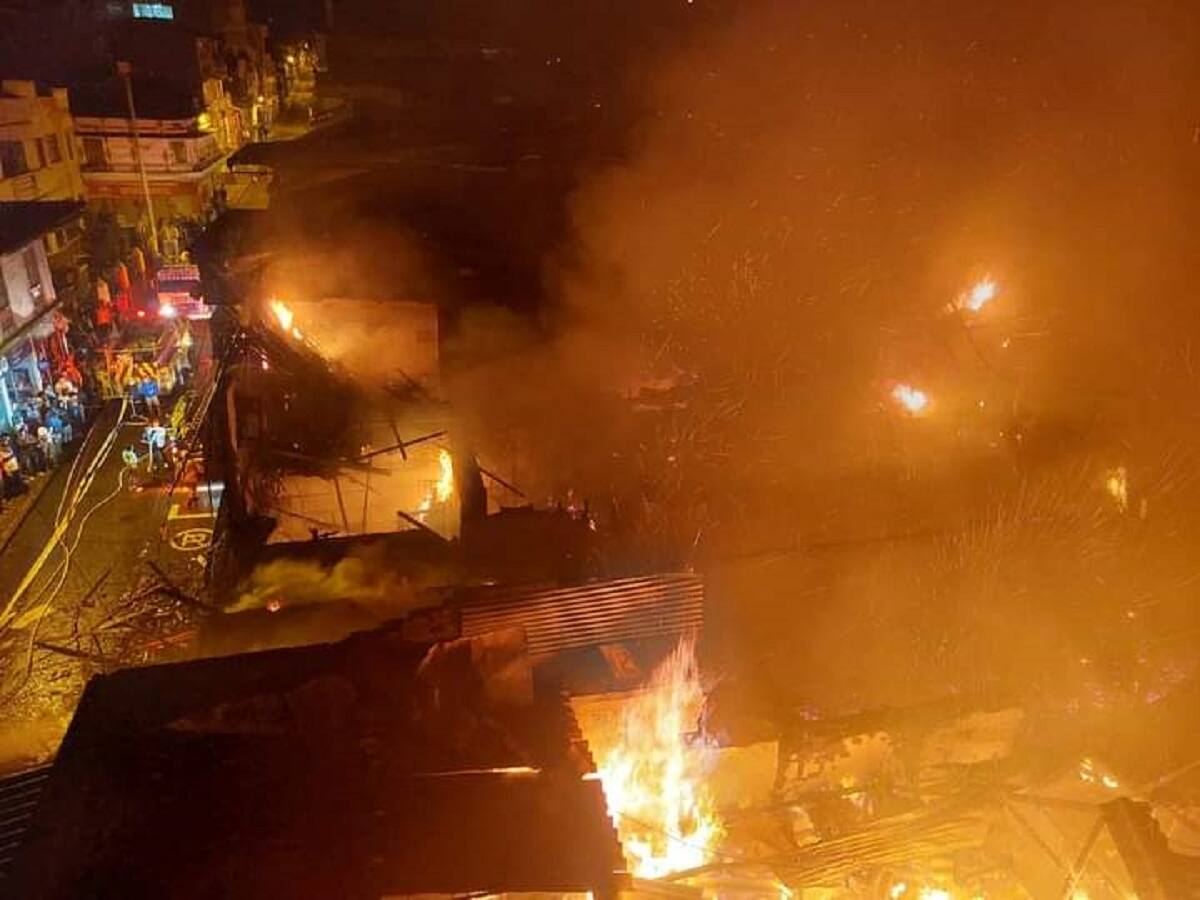 Incendio estructural en Anserma, Caldas, dejó 3 viviendas destruidas