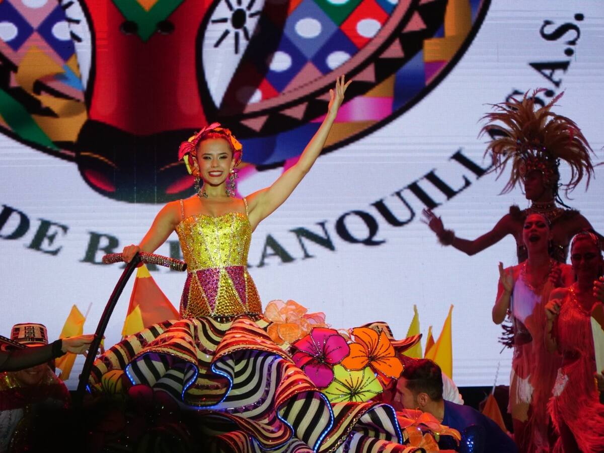 La reina ya tiene las llaves de Barranquilla y ordenó a gozarse el carnaval