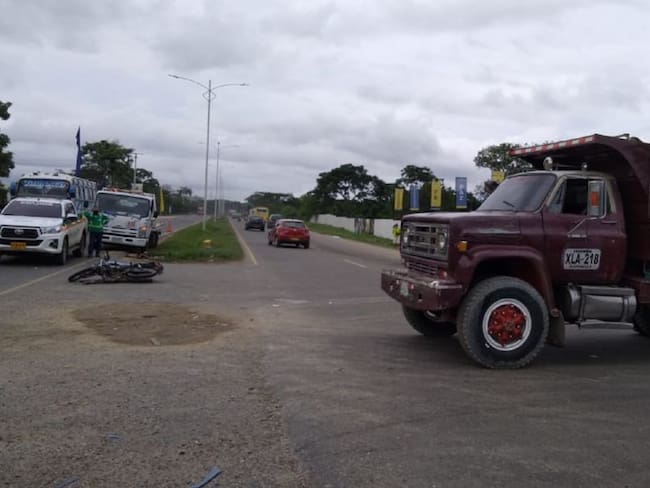 Dos heridos deja accidente de tránsito en Turbaco, Bolívar