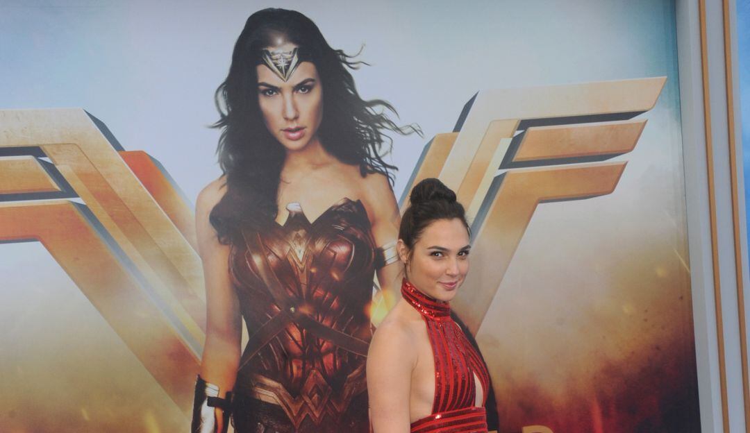 Gal Gadot en la premier de 'Mujer Maravilla' en 2017