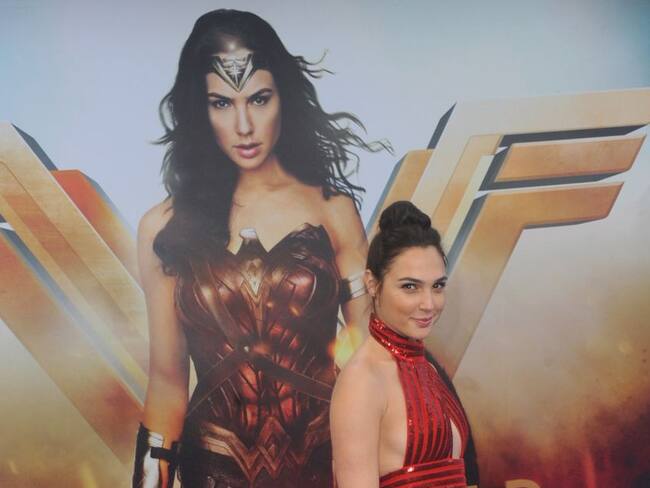 Gal Gadot en la premier de 'Mujer Maravilla' en 2017