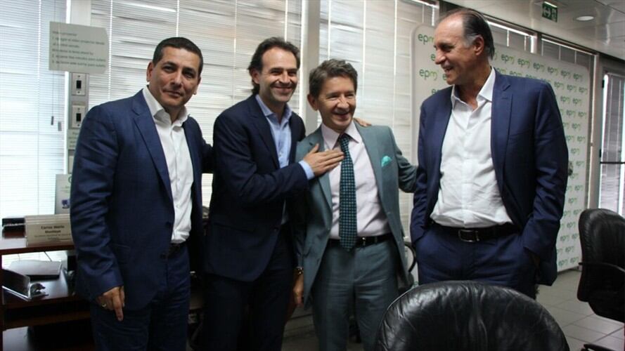 Gobernadores de Antioquia, Bolívar, Atlántico y Sucre conocieron detalles de Hidroituango. Foto: Cortesía Gobernación de Antioquia