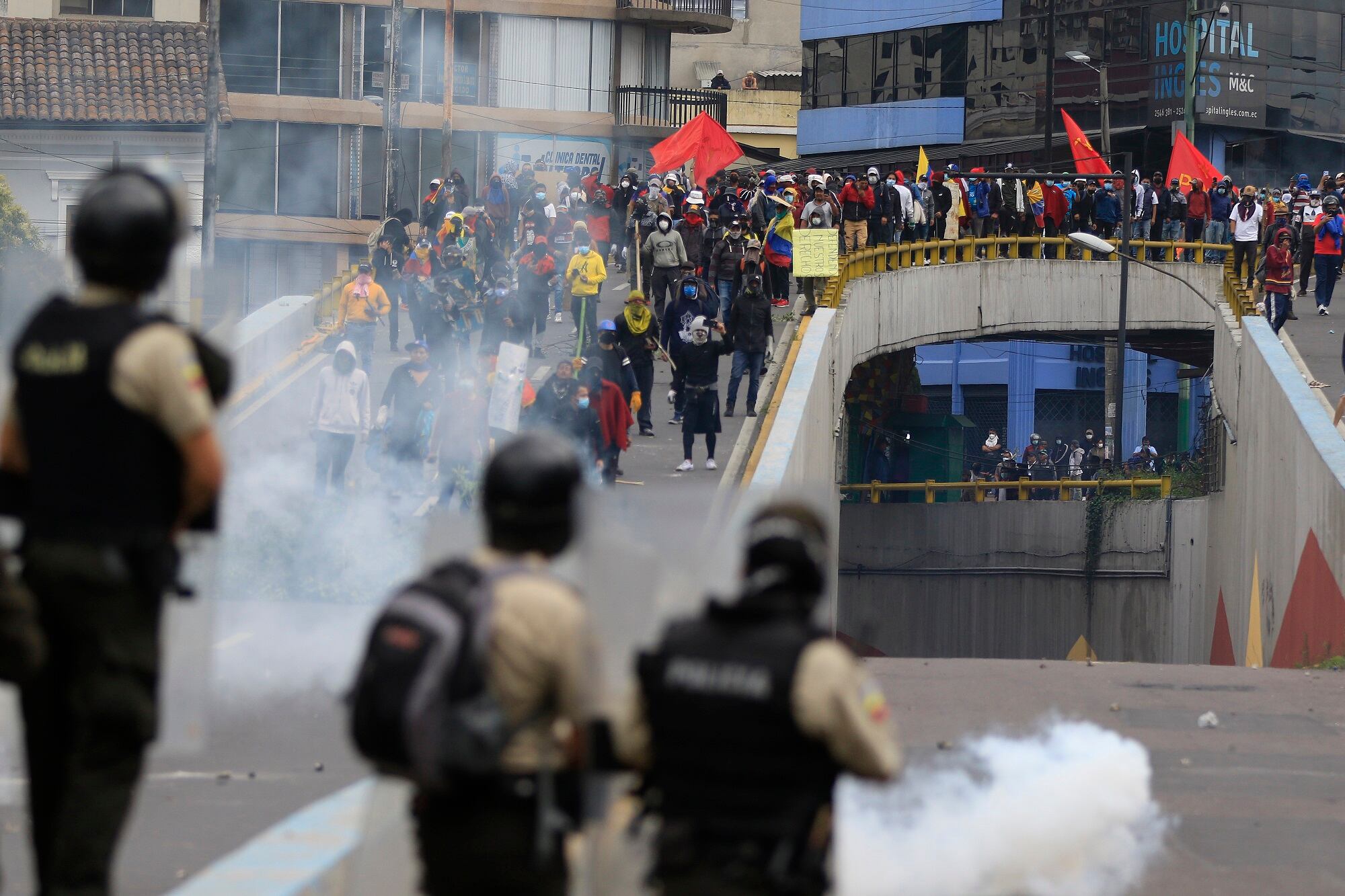 Protestas en Ecuador. (Photo by Franklin Jacome/Agencia Press South/Getty Images)