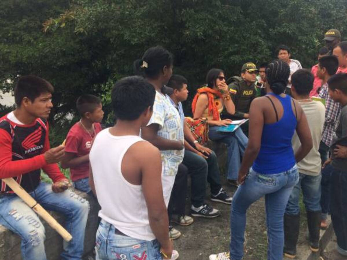 Indígenas de Pueblo Rico retornaron a su resguardo