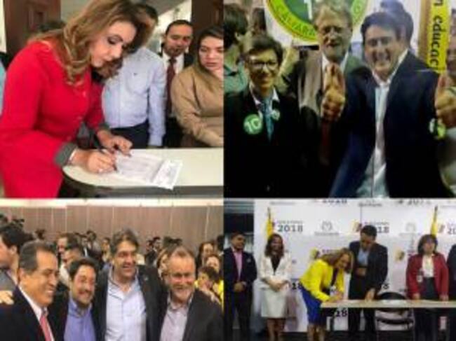 Luz Piedad Valencia, Jaime Alberto Martínez Hernando Márquez y Aydeé Lizarazo.