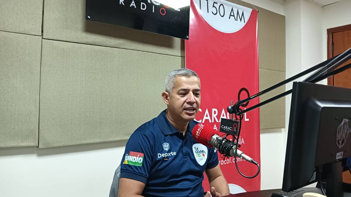 Jorge Ramírez, coordinador de los Juegos Nacionales Juveniles en Quindío