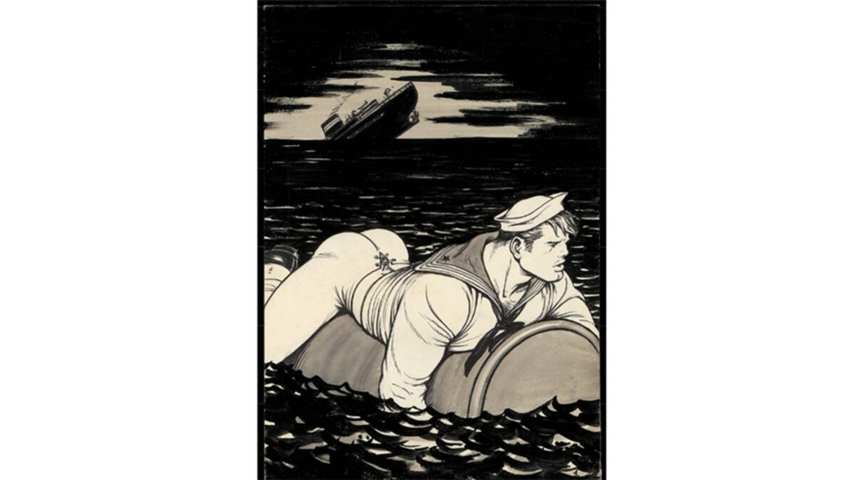 El dibujante se vio envuelto en la polémica por algunos dibujos suyos en los que los protagonistas lucían uniformes nazis y que acabó retirando de circulación. (Foto: Tom of Finland Foundation PermanentCollection, © 1971 Tom of Finland Foundation)