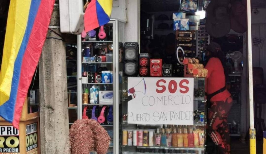 Comerciantes en Puerto Santander 