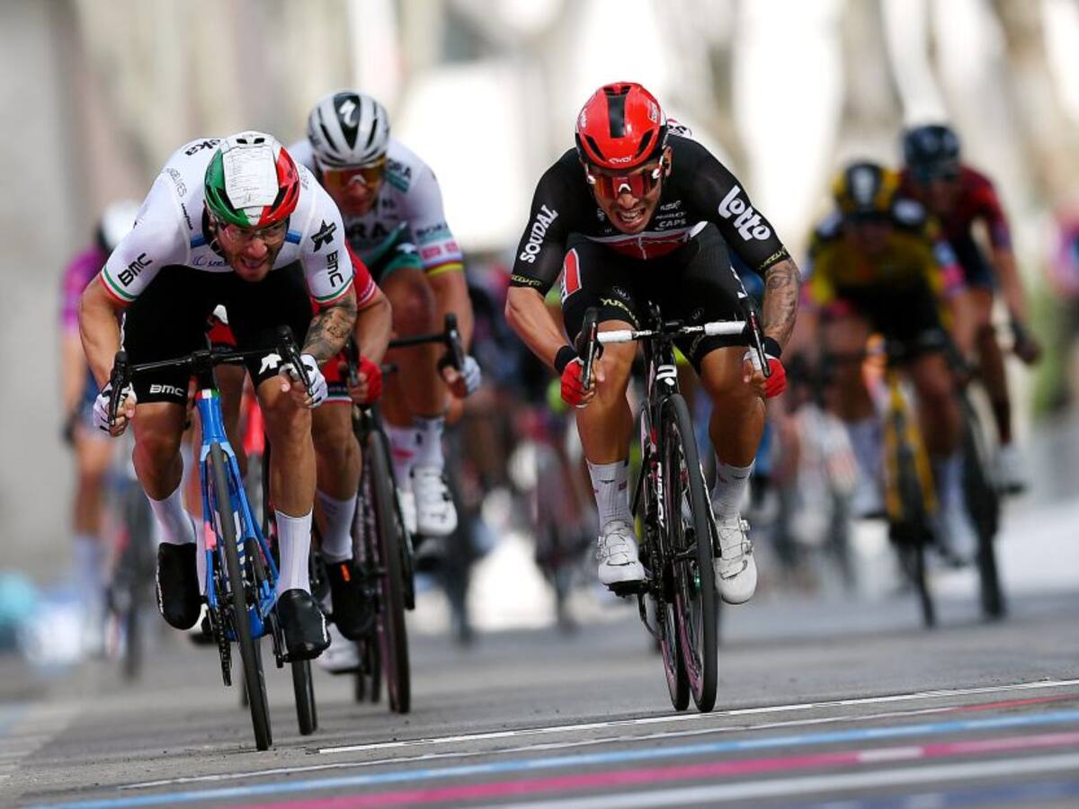 Giro de Italia: Caleb Ewan gana la Etapa 5 y Gaviria quedó quinto