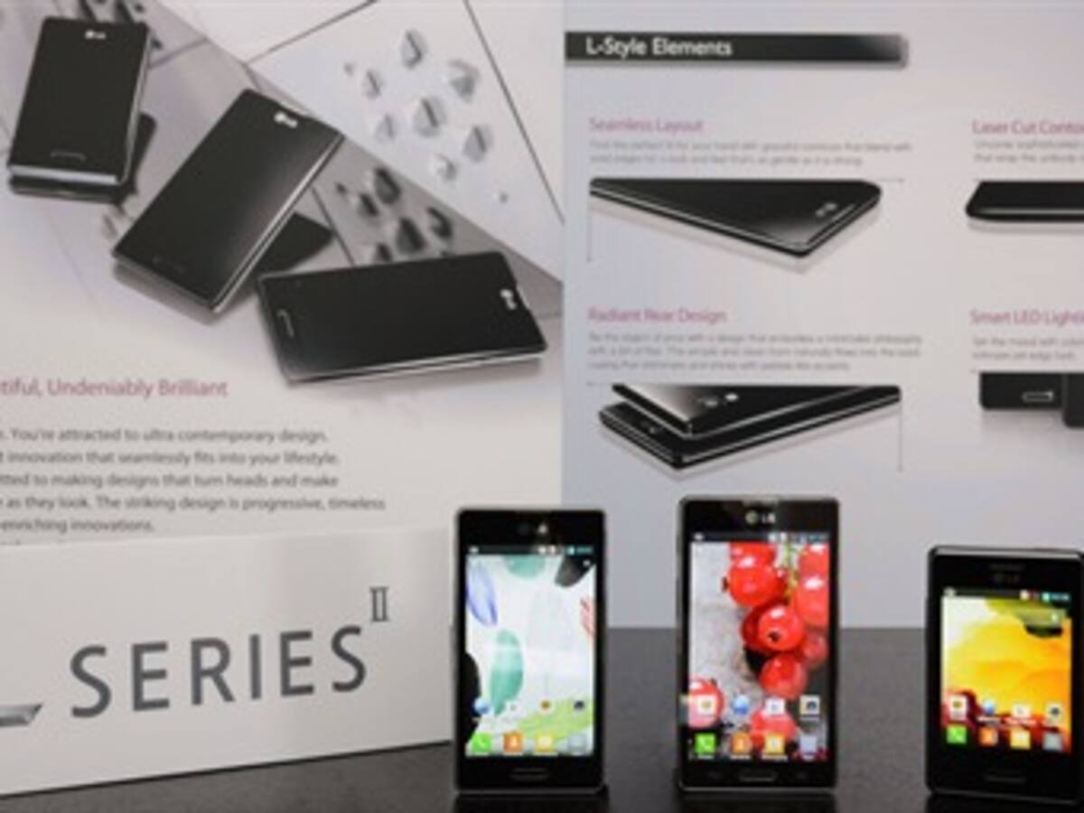 LG presentará en España su nueva gama de "smartphone" Optimus L Series II