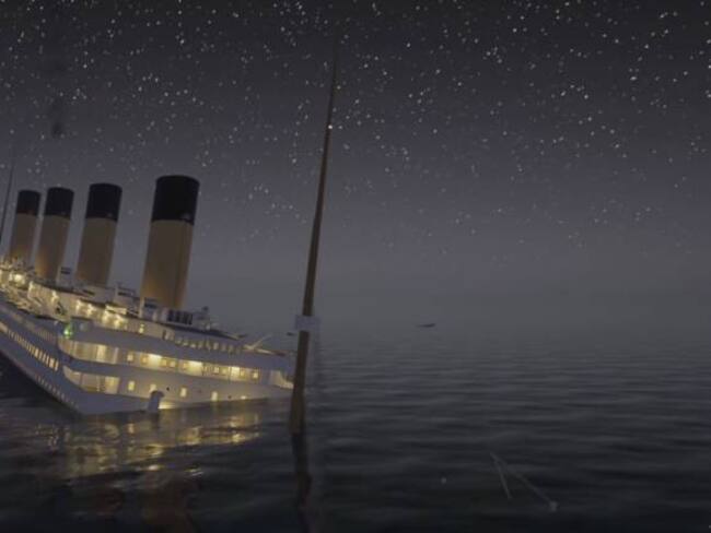 [En imágenes] Recrean el hundimiento del Titanic en tiempo real