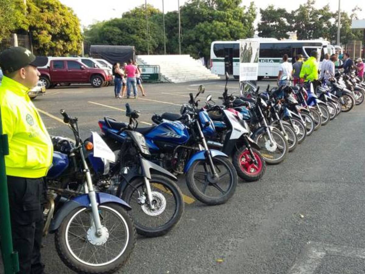 Recuperan 20 motocicletas hurtadas en los departamentos de Valle y Cauca