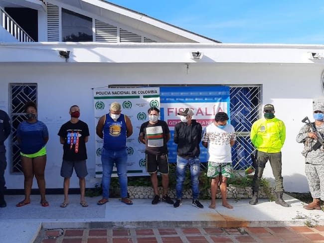 Autoridades en Sucre capturan 6 presuntos miembros del Clan del Golfo