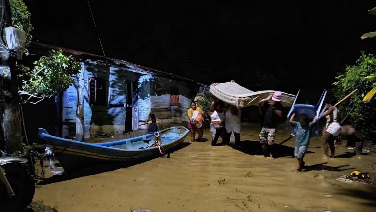 Más de 1.400 familias damnificadas dejan las intensas lluvias en 13 municipios de Antioquia