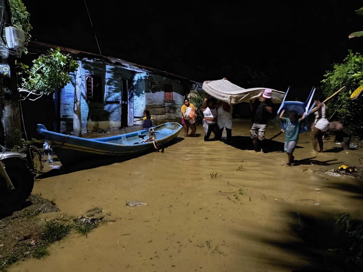 Más de 1.400 familias damnificadas dejan las intensas lluvias en 13 municipios de Antioquia