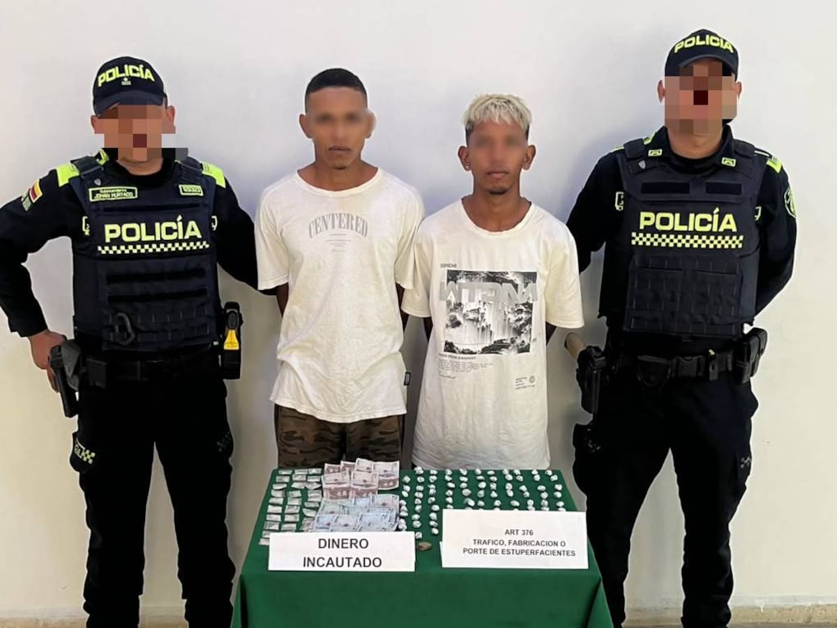 En Turbaco fueron capturados dos presuntos expendedores de estupefacientes