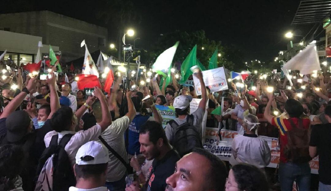 Seguidores Gustavo Petro en Cúcuta