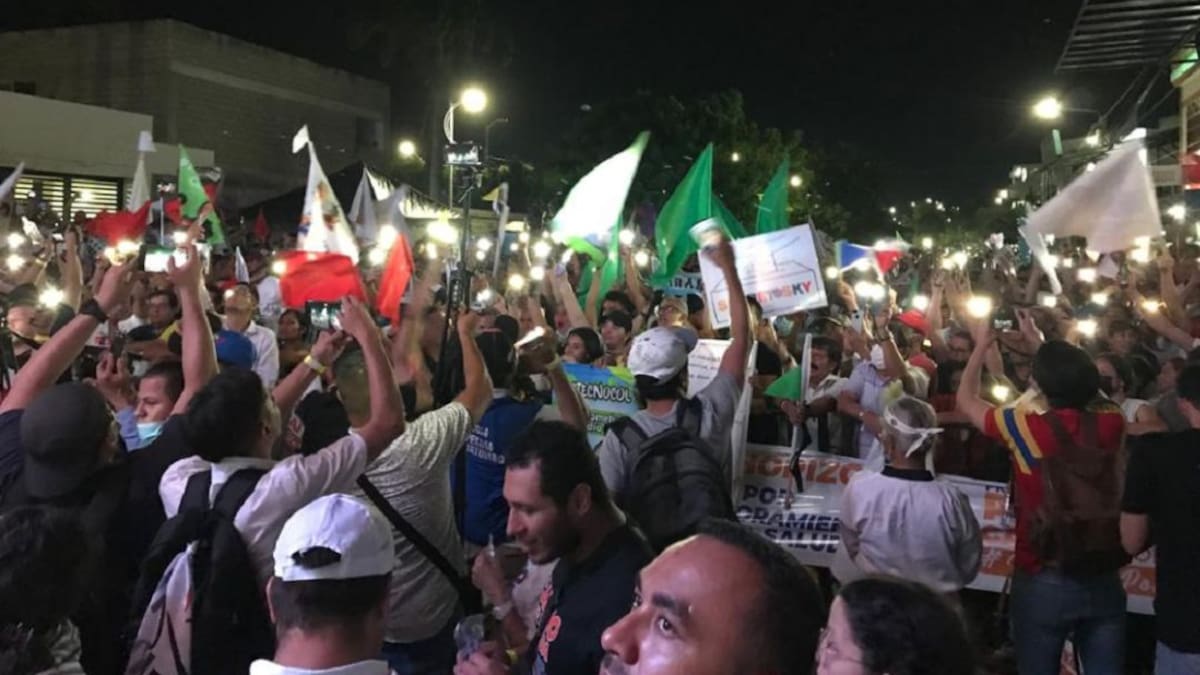 Militantes del Pacto Histórico reclaman atención social