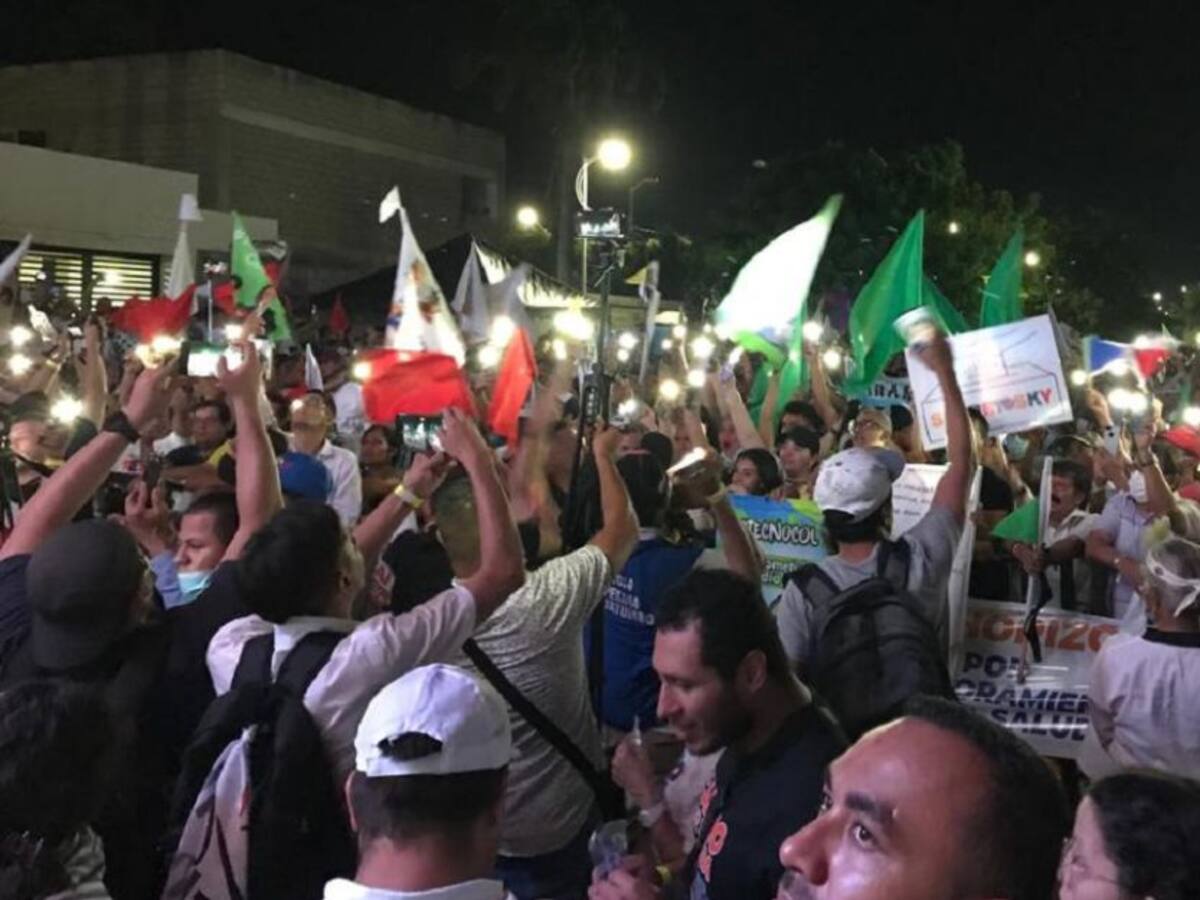 Militantes del Pacto Histórico reclaman atención social