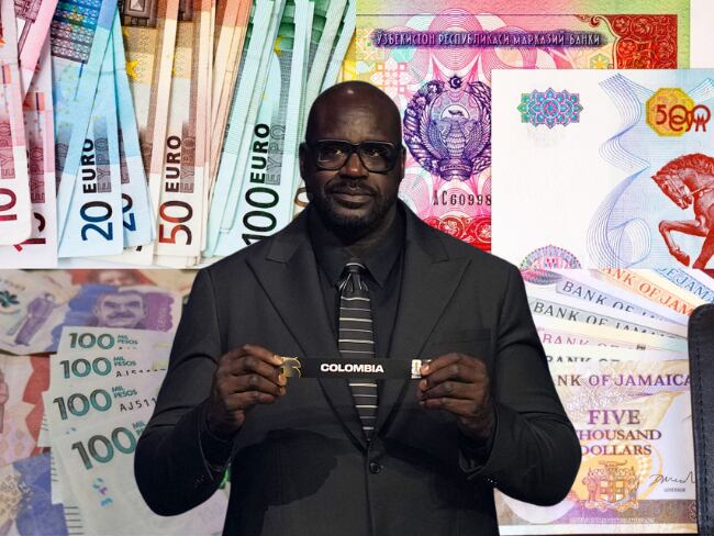 ¿Quién tiene el salario mínimo más alto entre los países que enfrentará Colombia en el Mundial 2026? Crédito: Collage Getty Images