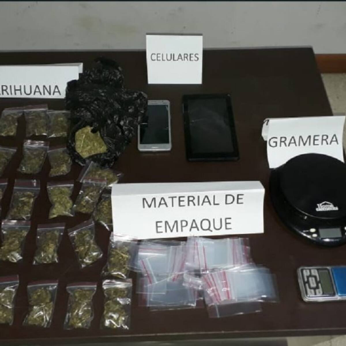 Detenidos por microtráfico en barrio Renán Barco de Supía