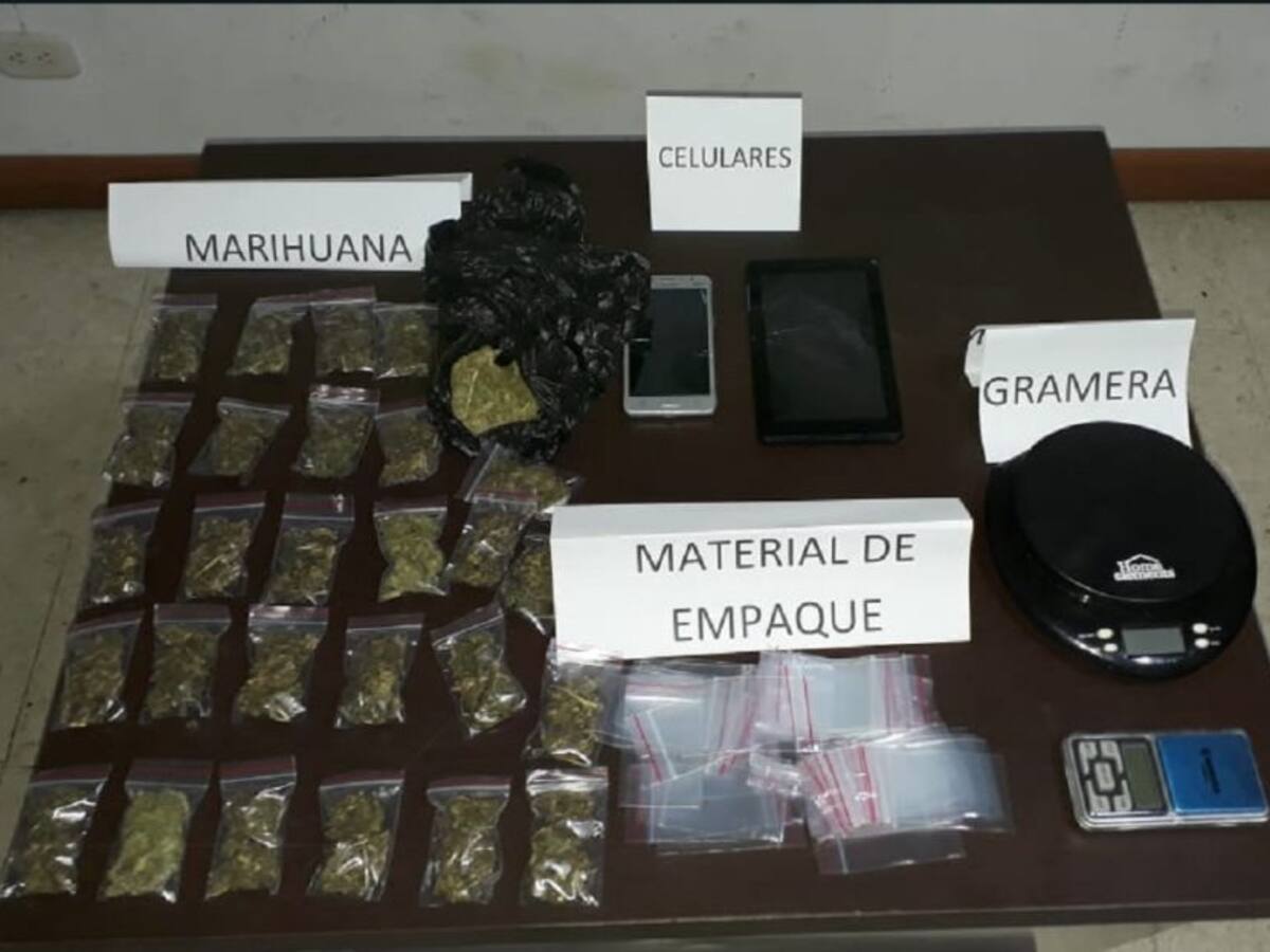 Detenidos por microtráfico en barrio Renán Barco de Supía