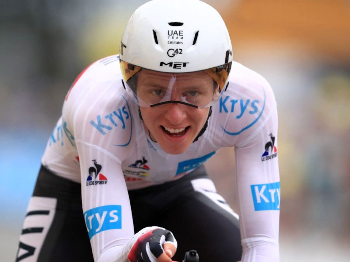 Pogacar vuela en la primera crono; Van der Poel sigue líder del Tour